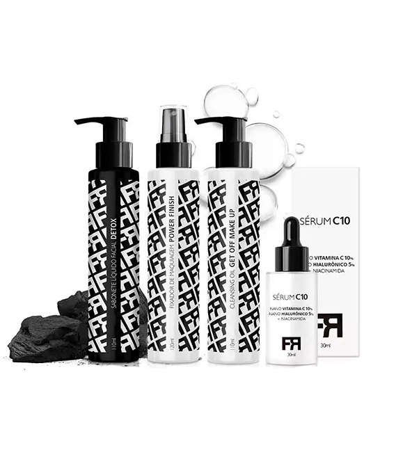 Combo Detox + Dema Make UP + Fixador Power Finish + Sérum C10